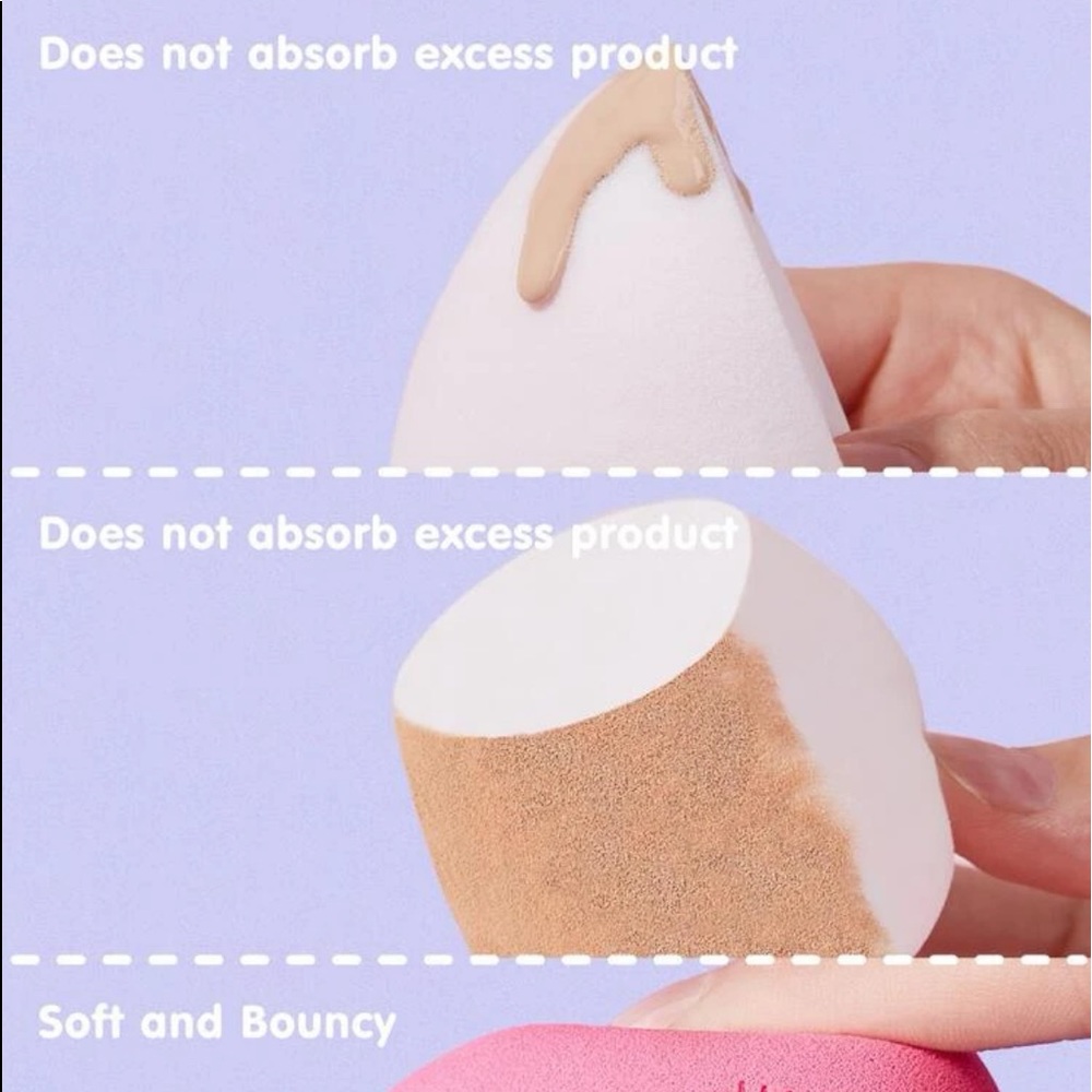 NEW•LIMITED EDITION• SANRIO HELLO KITTY MAKE UP SPONGE 3-PACK•NEW - Picture 8 of 12
